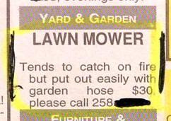 mower-on-fire-for-sale