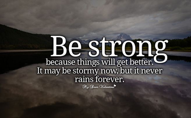 be-strong-text