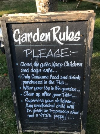 Garden rules