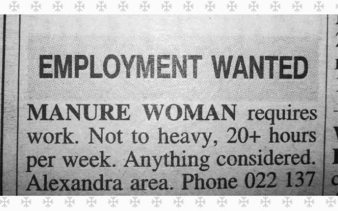 manure woman